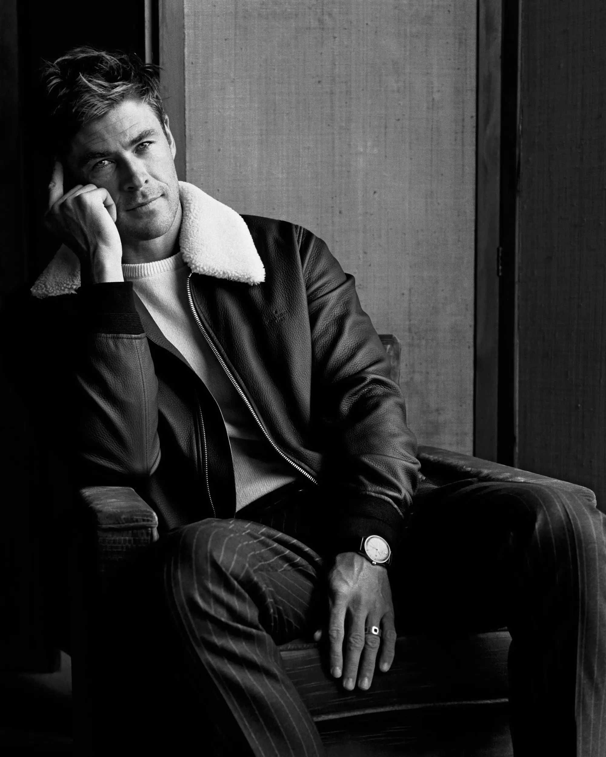 L'actor Chris Hemsworth per a GQ US setembre de 2018