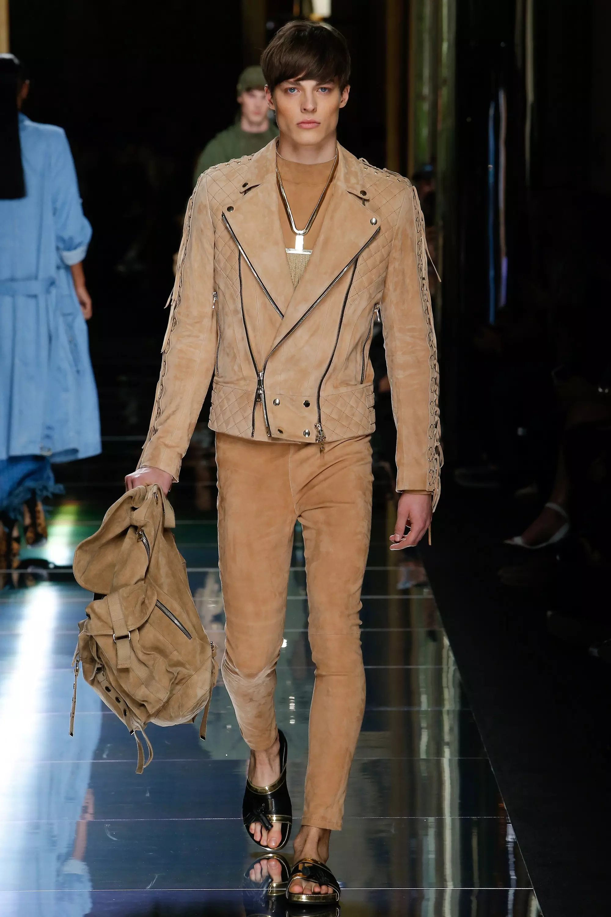 BALMAIN MENSWEAR SPRING SUMMER 2017 PARIS (13)