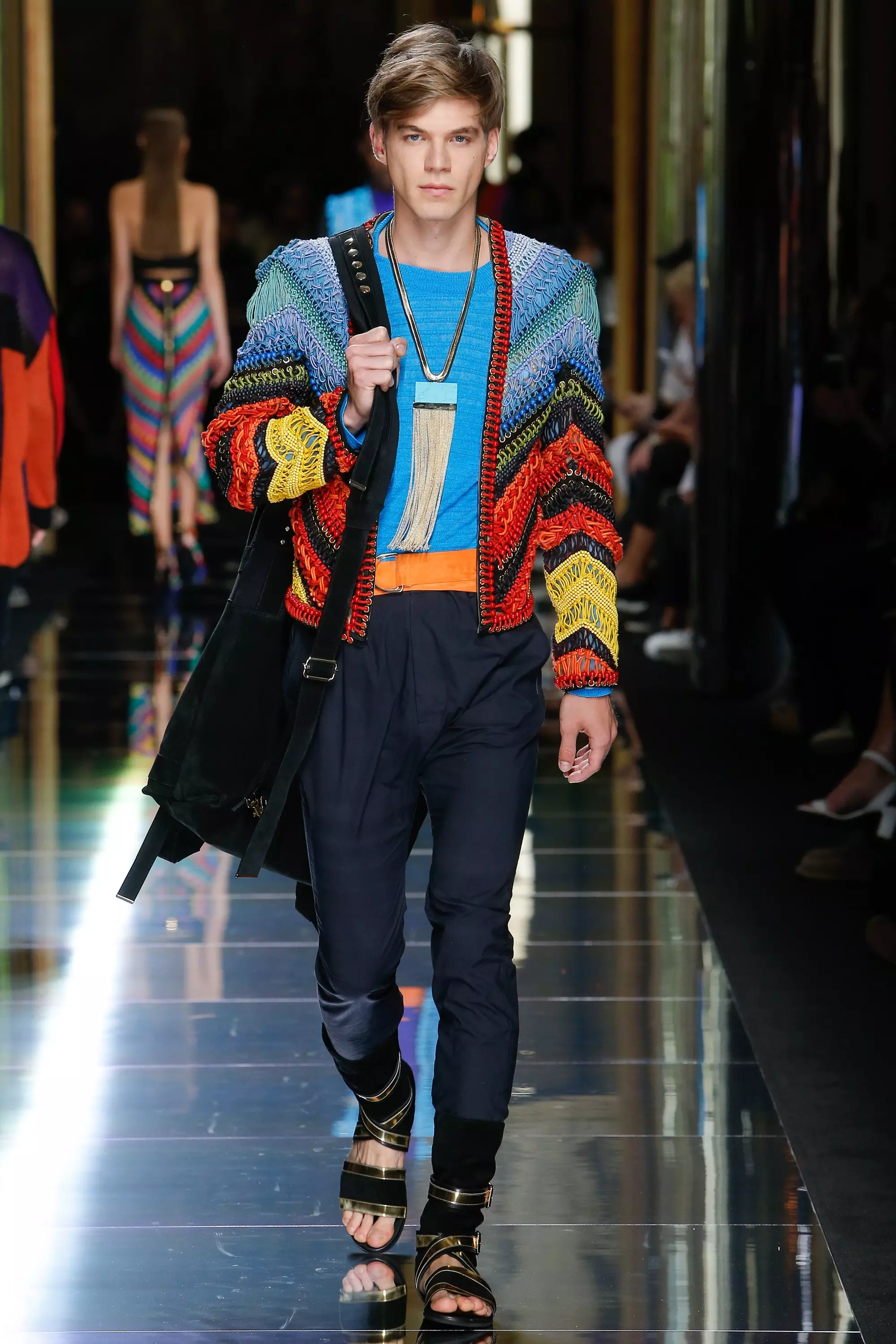 BALMAIN MENSWEAR SPRING SUMMER 2017 PARIS (47)