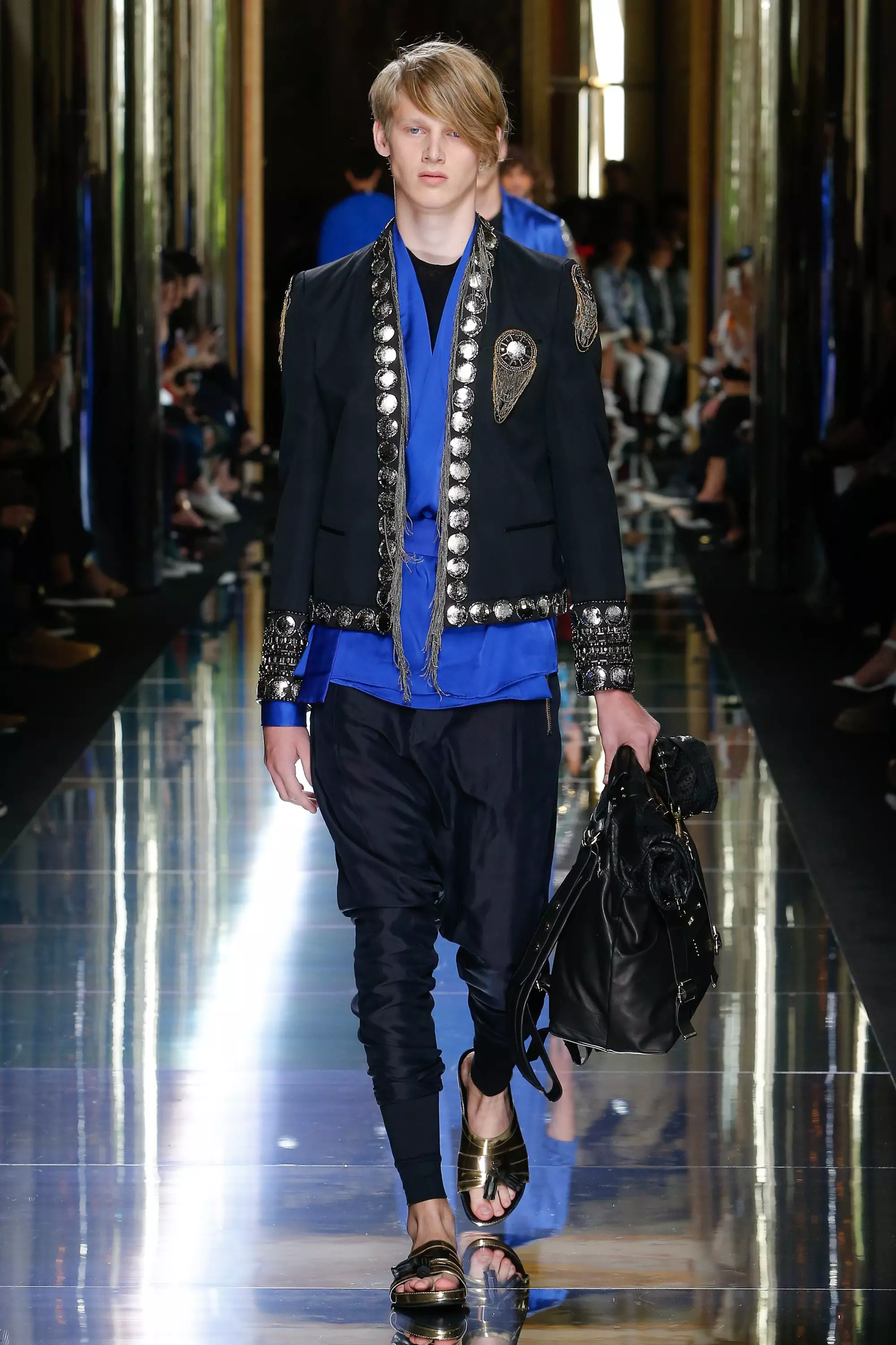 BALMAIN HOMME PRINTEMPS ÉTÉ 2017 PARIS (67)