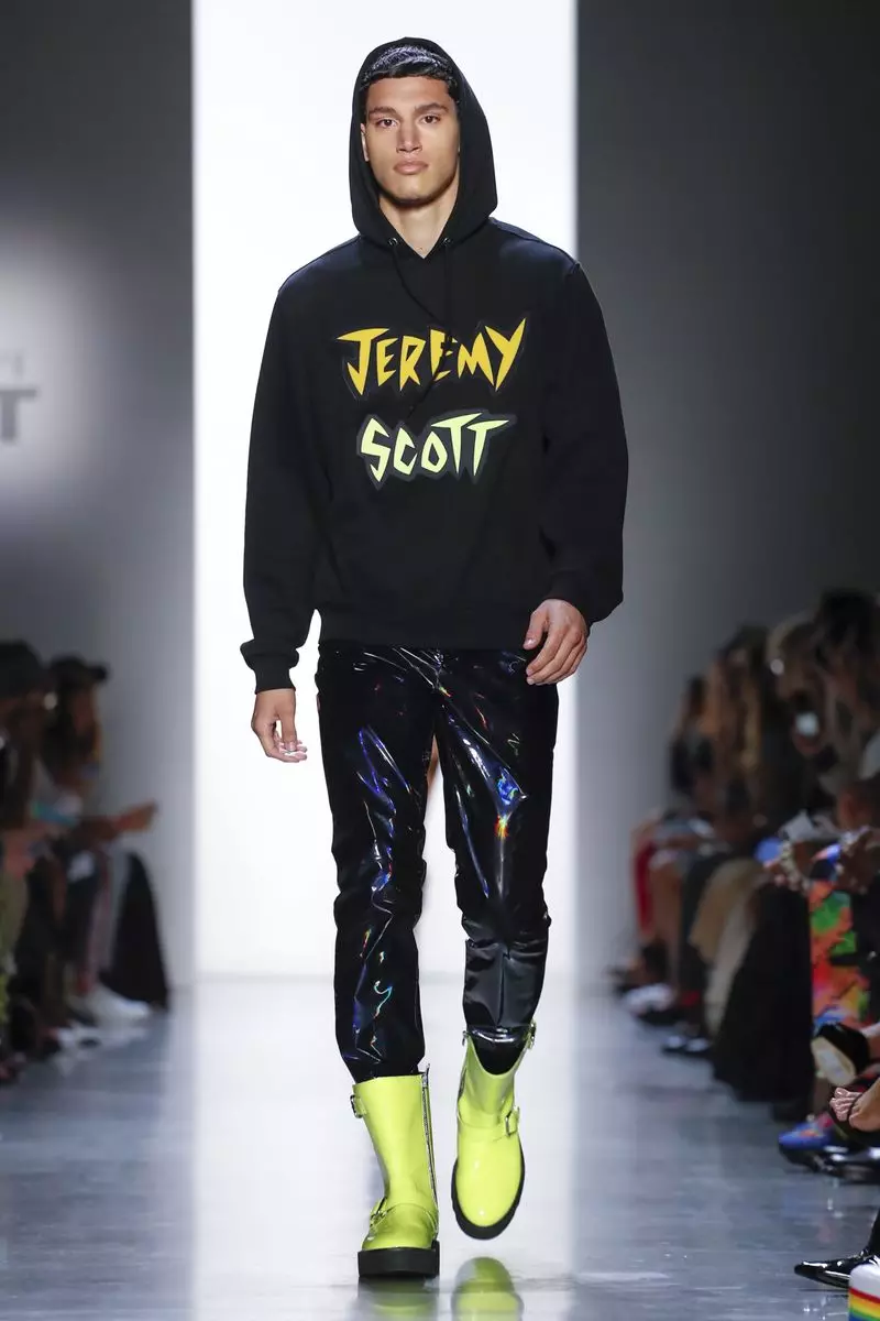 Jeremy Scott Npaj Kom Hnav Caij Nplooj Ntoos Hlav / Lub Caij Ntuj Sov 2019 New York