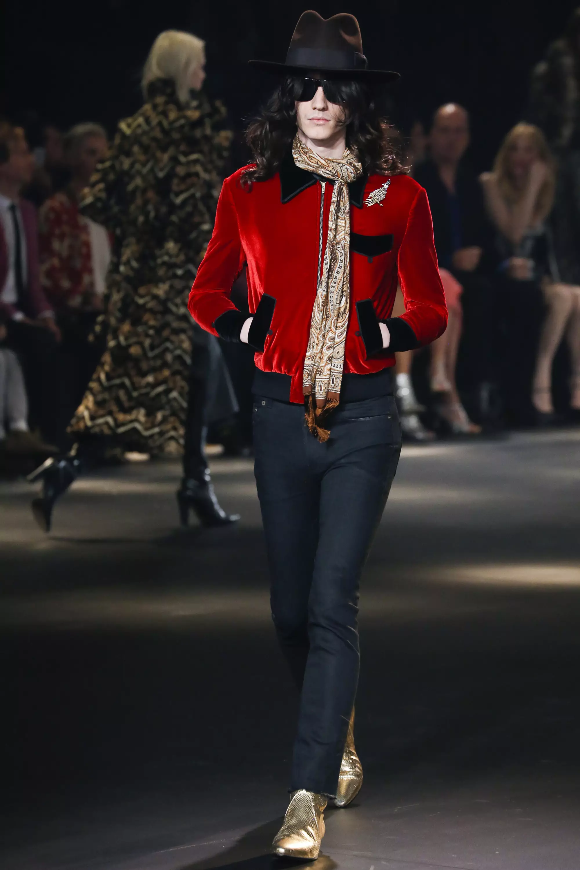 Мужская одежда Saint Laurent осень-зима 2016 (5)