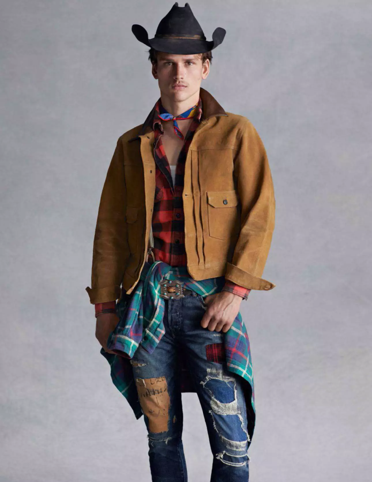 Top Model Simons Nessman pentru Vogue Hommes A/W 2018