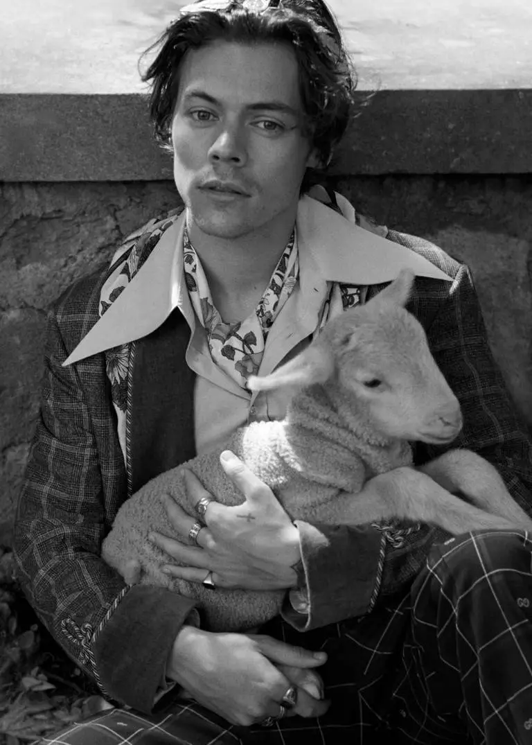 Harry Styles kthehet në një fushatë të re rrobaqepësie për Gucci