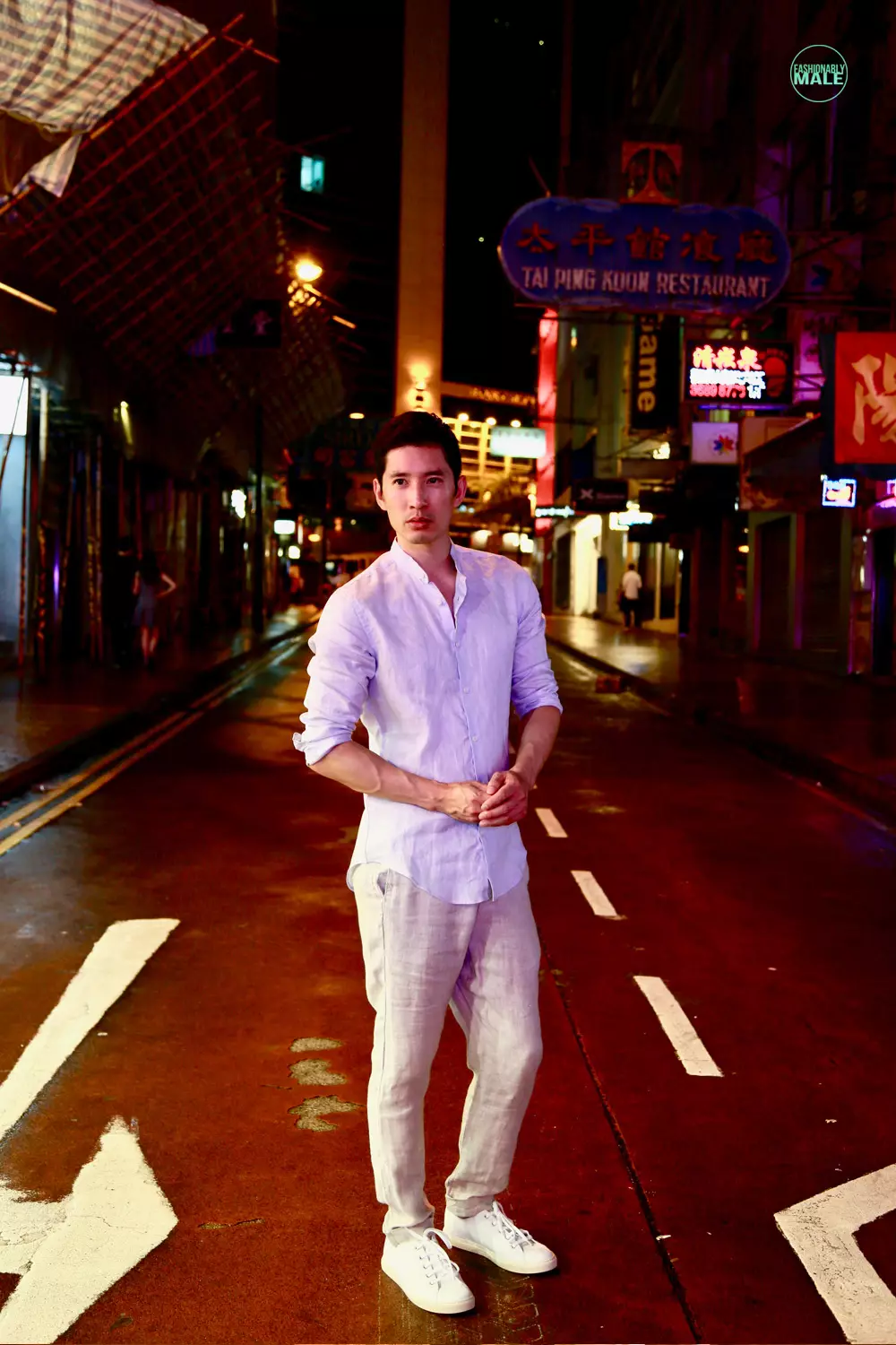 The Night Watchman Richie Kul ni Wendy Loke para sa Fashionably Male11