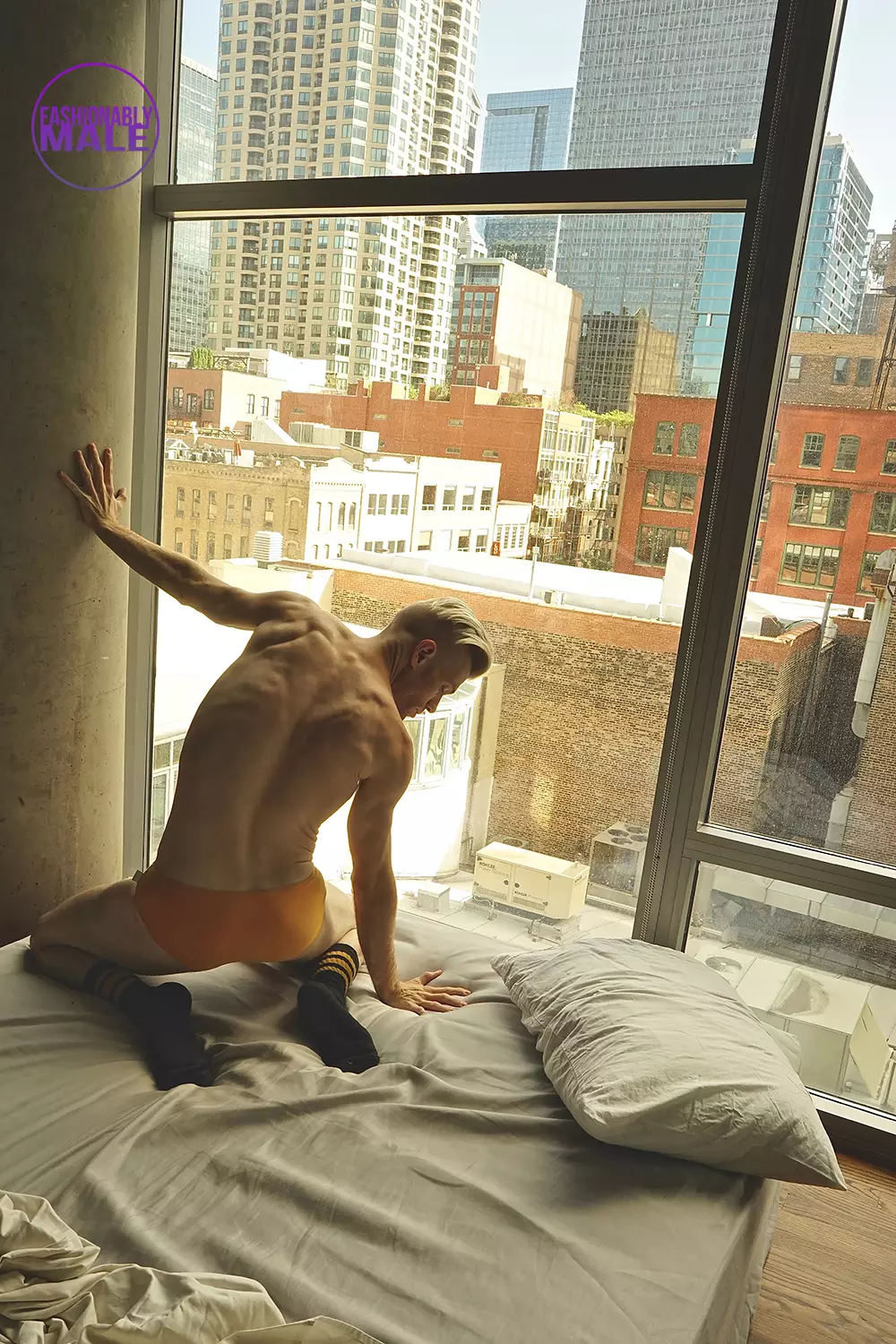 KJ Heath fotografuje talentovaného tanečníka Adama Houstona