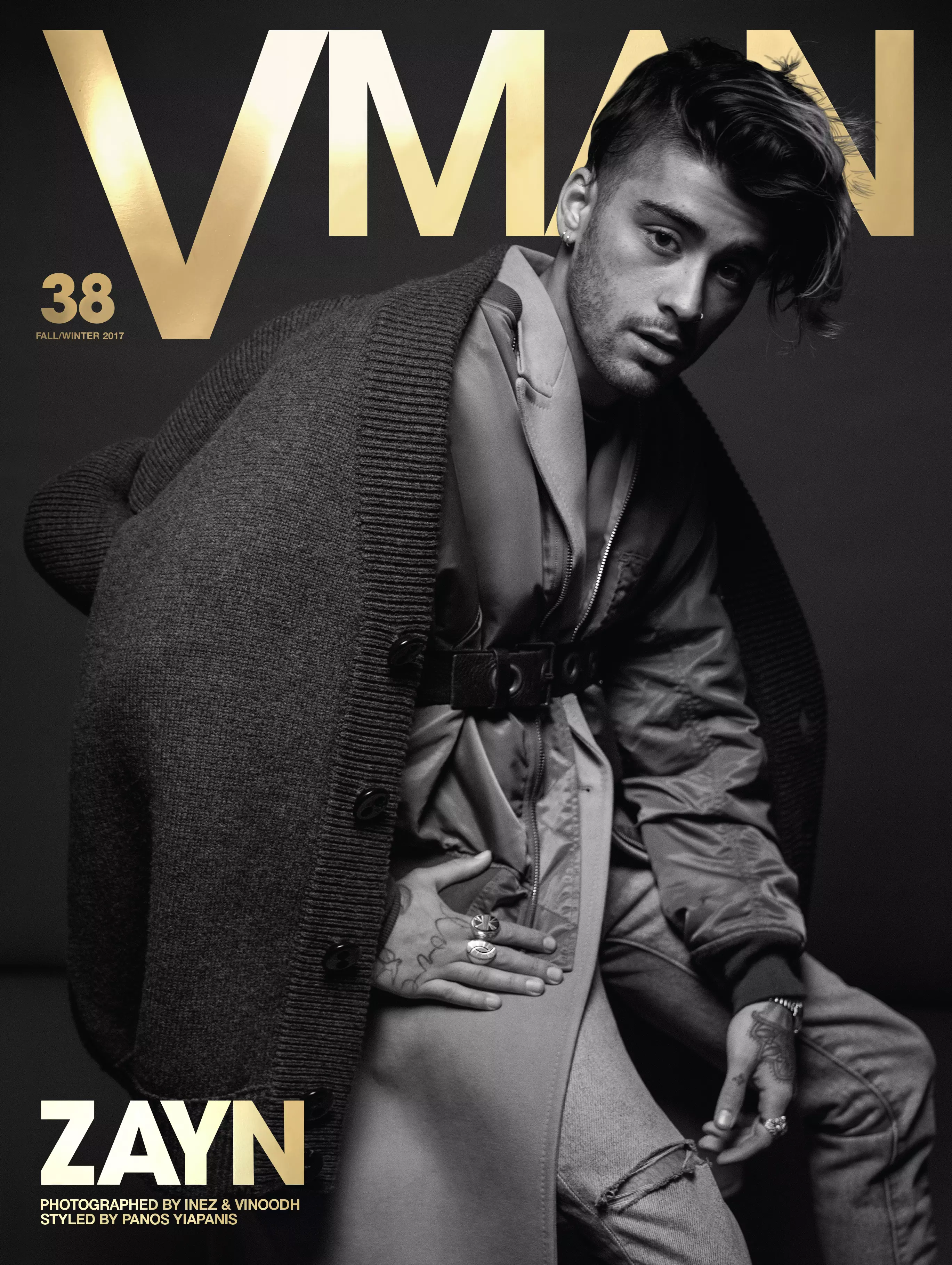 Couverture VMAN Zayn Malik