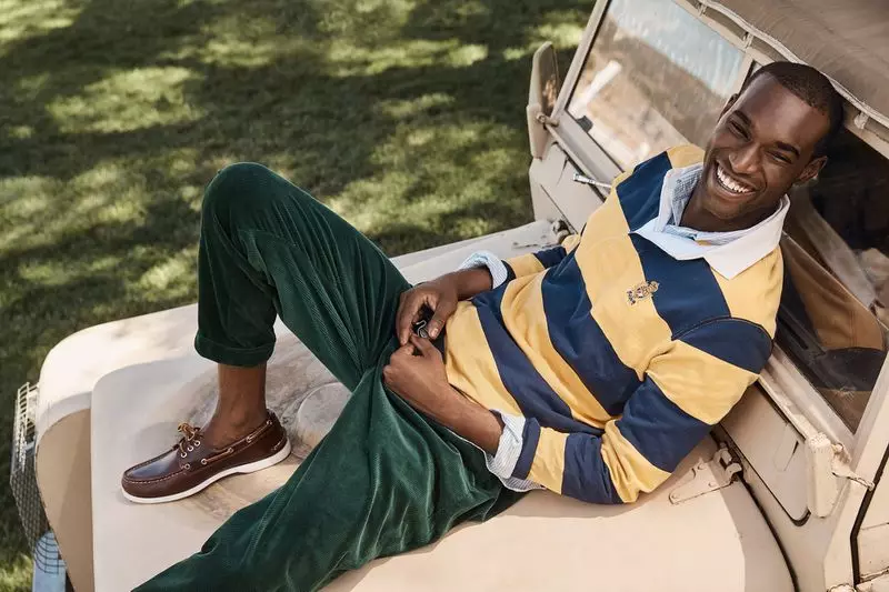 Corey Baptiste para kay Ralph Lauren x Mr Porter