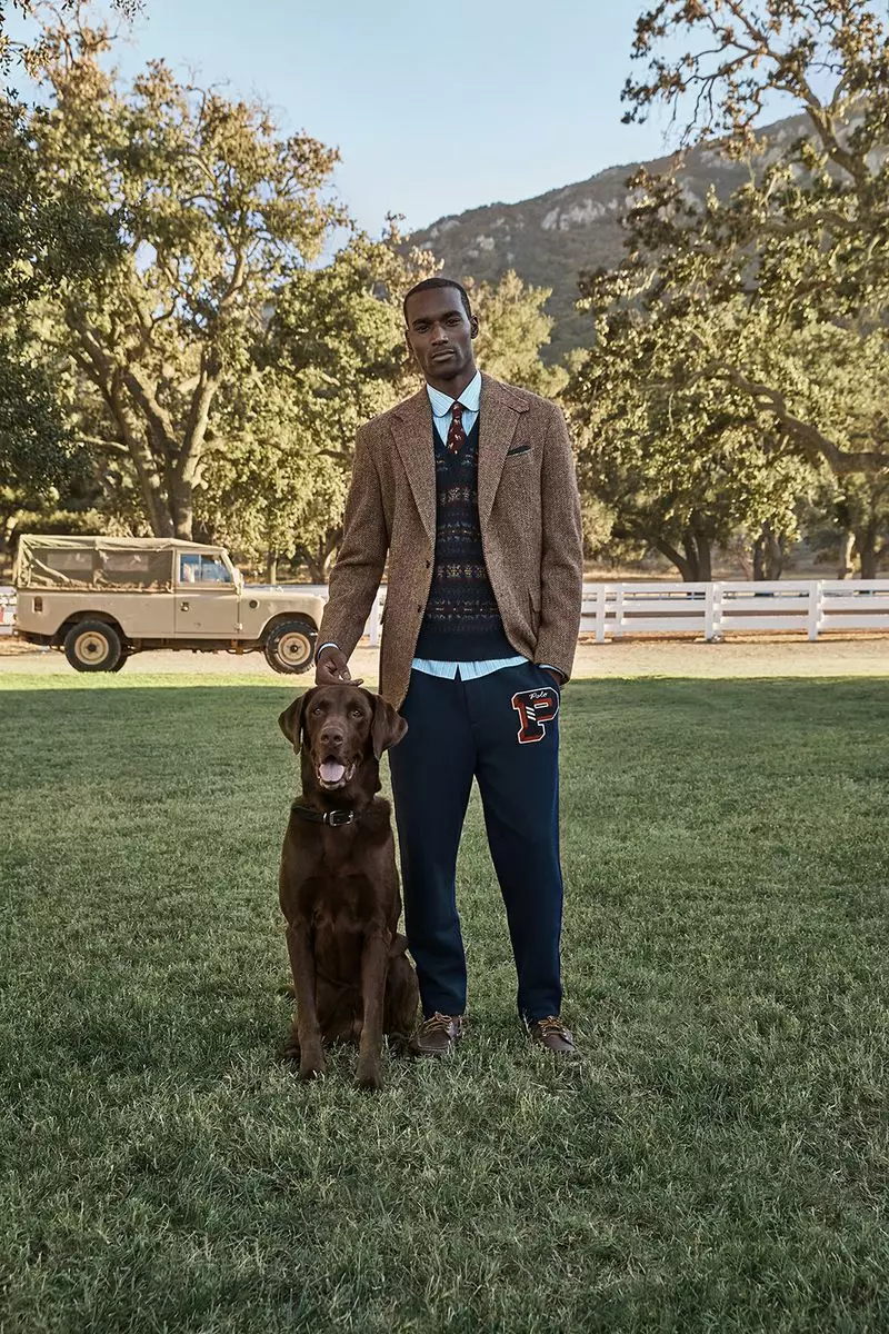 Corey Baptiste za Ralph Lauren x Mr Porter