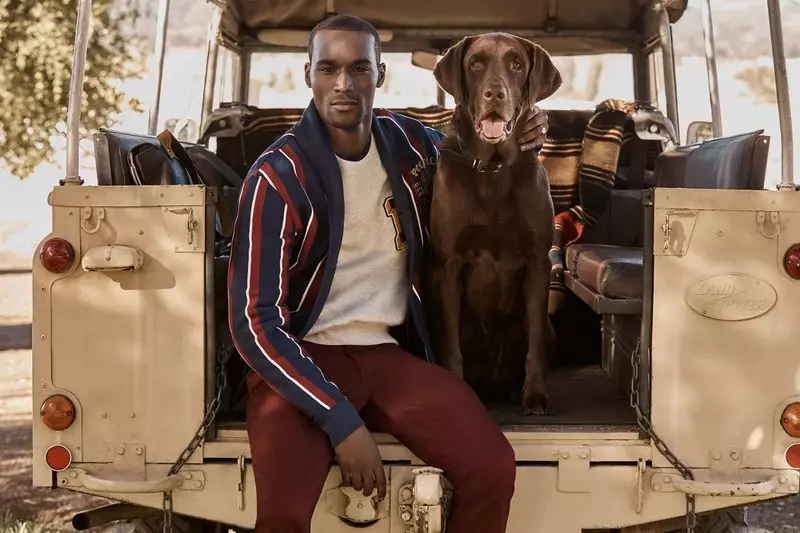 Corey Baptiste fyrir Ralph Lauren x Mr Porter