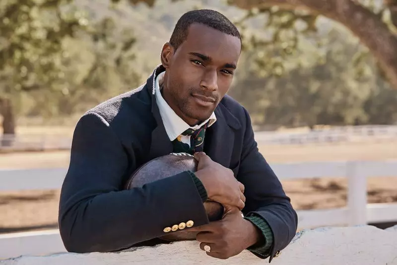 Corey Baptiste pour Ralph Lauren x Mr Porter