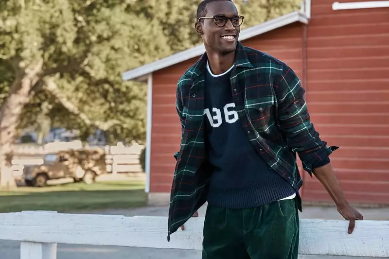 Corey Baptiste för Ralph Lauren x Mr Porter