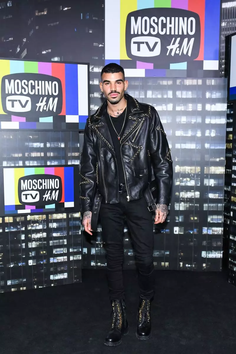 Miles Richie deltager på Moschino x H&M landingsbanen ved Pier 36 den 24. oktober 2018 i New York City.