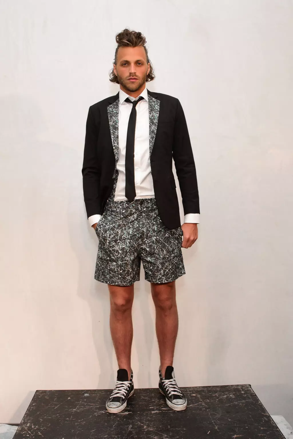 Fa'ataga Fa'atonu: Ata na saunia e Aurora Rose/REX/Shutterstock (5754854ao) Fa'ata'ita'iga ile Catwalk Artistix ma Andy Hilfiger Presentation, Spring Summer 2017, New York Fashion Week: Men's, USA - 11 Jul 2016