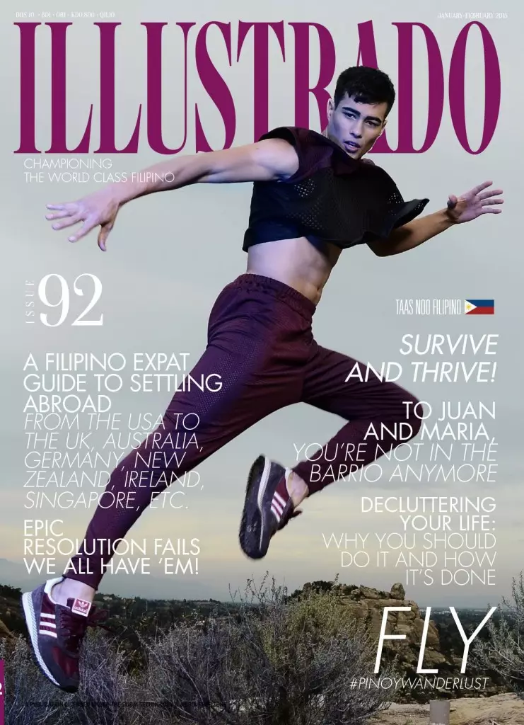 Si Devon Spence naghimo og taas nga paglupad alang sa pinakabag-o nga isyu sa Illustrado Magazine nga gi-shoot ni Irvin Rivera. Pag-istilo: Art Hunter ug Brandon Nicholas Grooming: Joseph Adivari