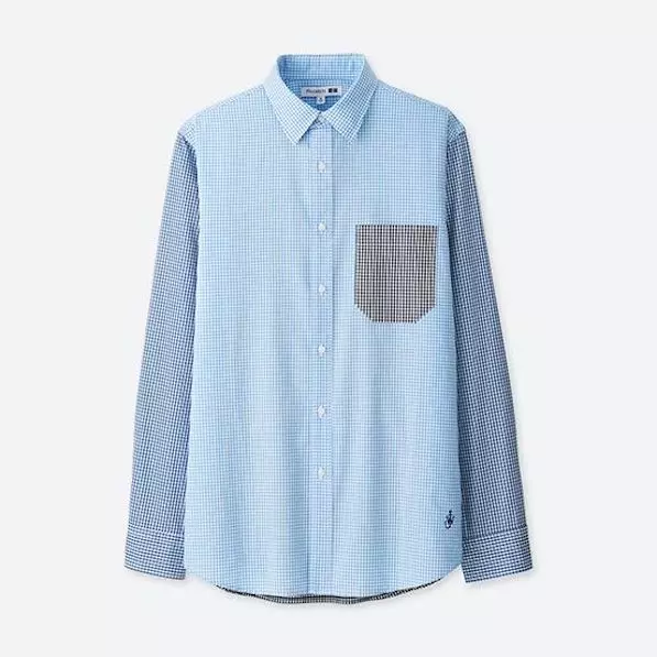 JWA E Eketsehileng Cotton Broadcloth Broadcloth-Sleeve Shirt $29.90