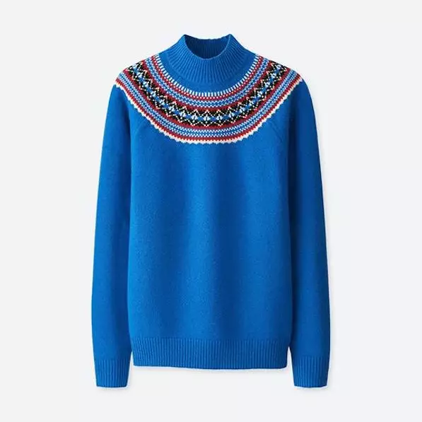 JWA Fair Isle Crew funaanad gacmo-dheer $39.90