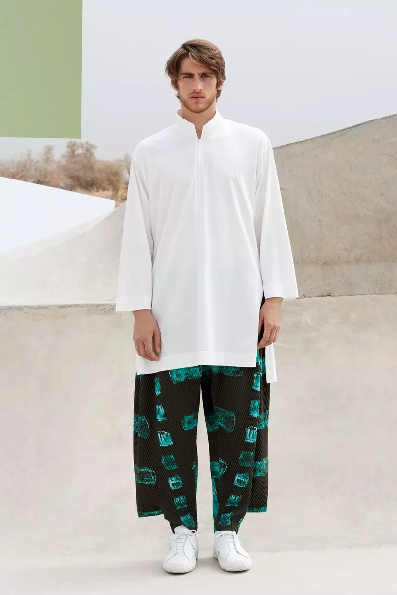 Homme Plissé Issey Miyake ئەرلەر كىيىملىرى 20191-يىلى باھار ياز