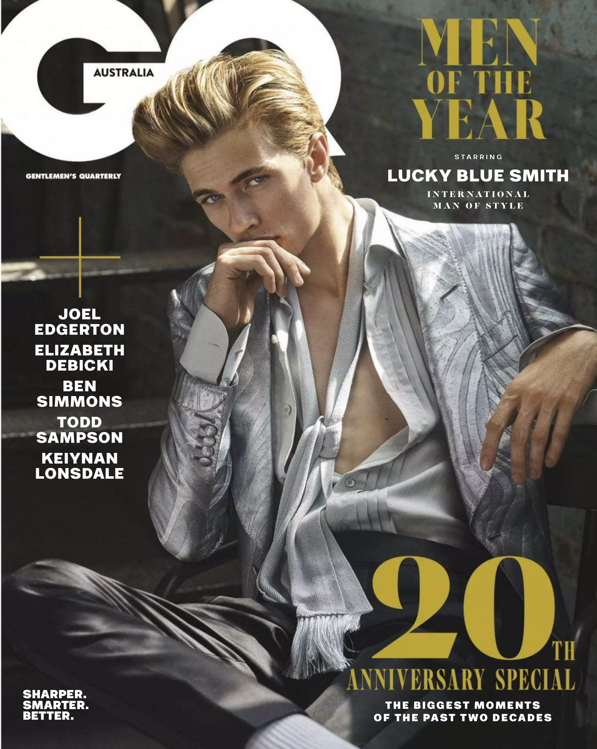 GQ Australia Diciembre 2018 Lucky Blue Smith por Carter Smith