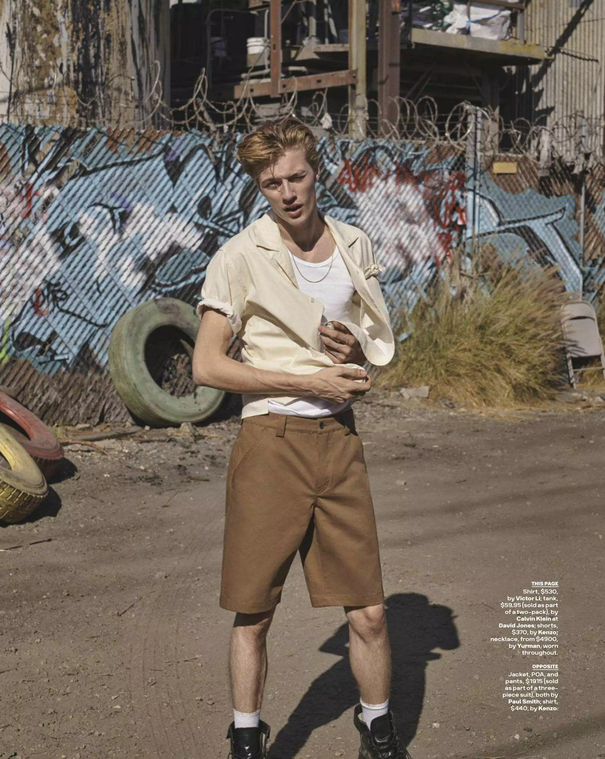 GQ Australija prosinac 2018. Lucky Blue Smith autora Cartera Smitha