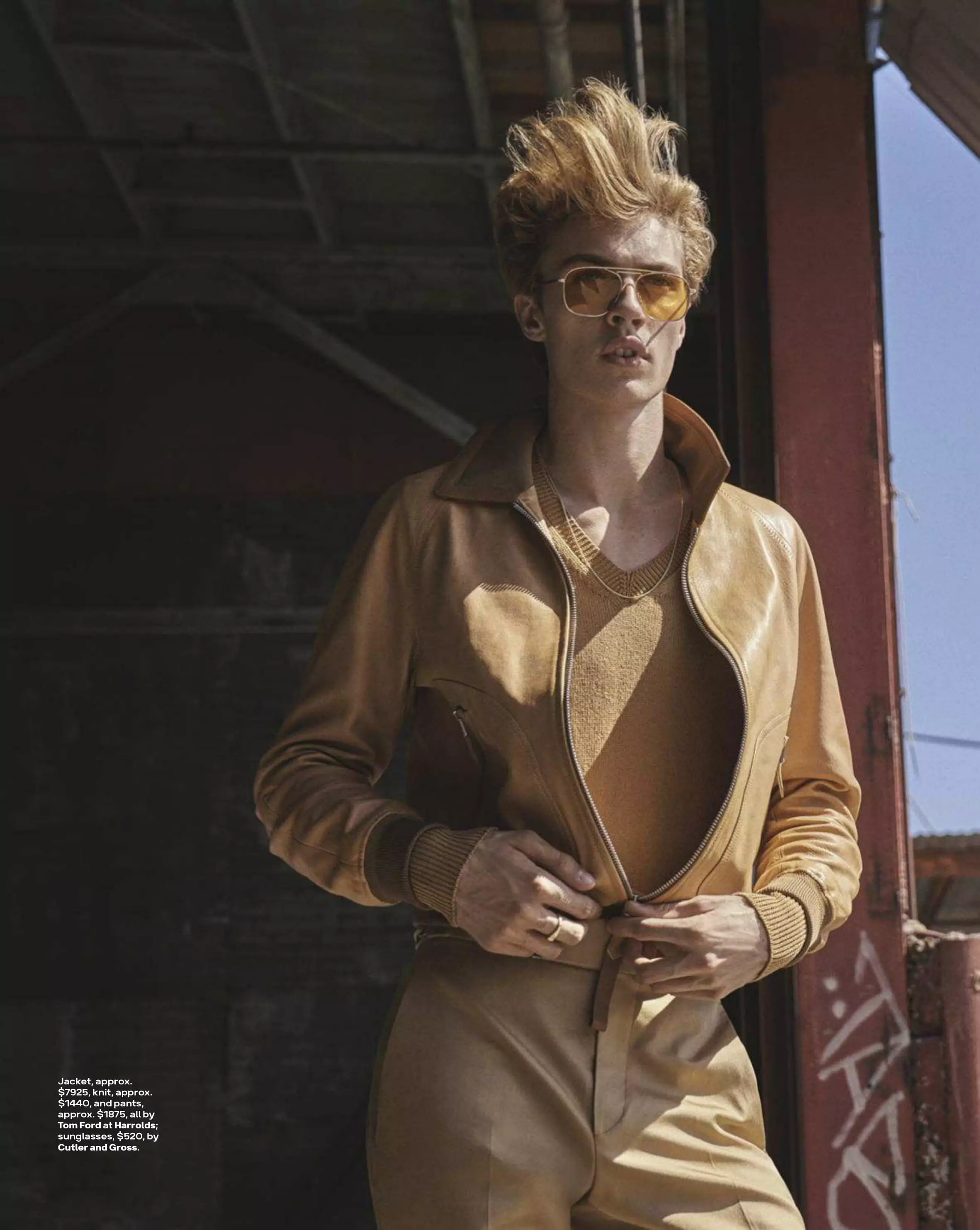 GQ Australia 2018 m. gruodžio mėn. „Lucky Blue Smith“, sukūrė Carteris Smithas