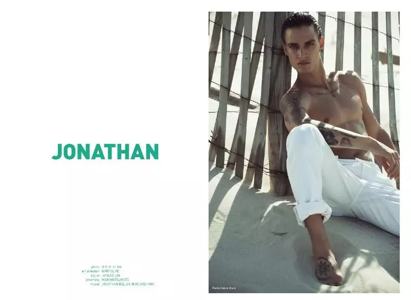 Jonathan Bellini sa pabalat ng Mandrawn Magazine| Setyembre 20172