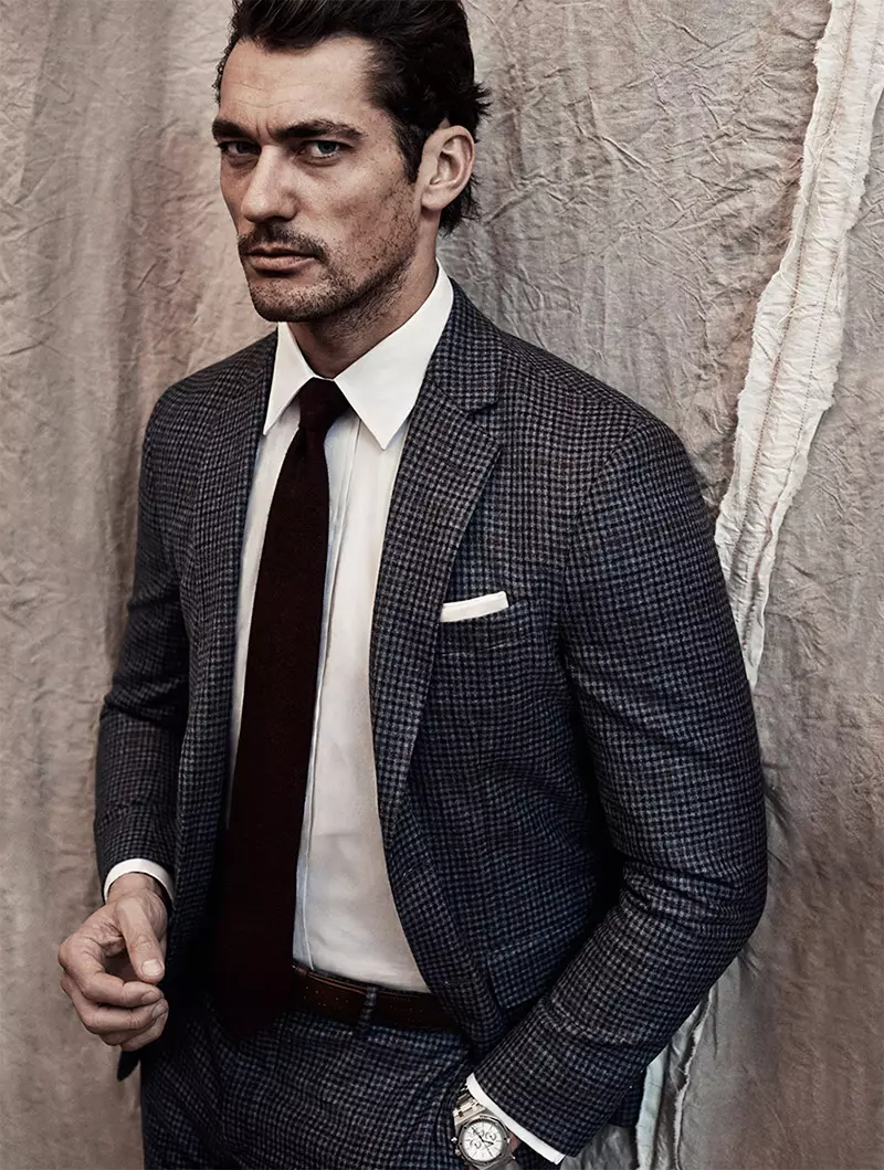 David Gandy โดย Roger Rich สำหรับนิตยสาร Glass