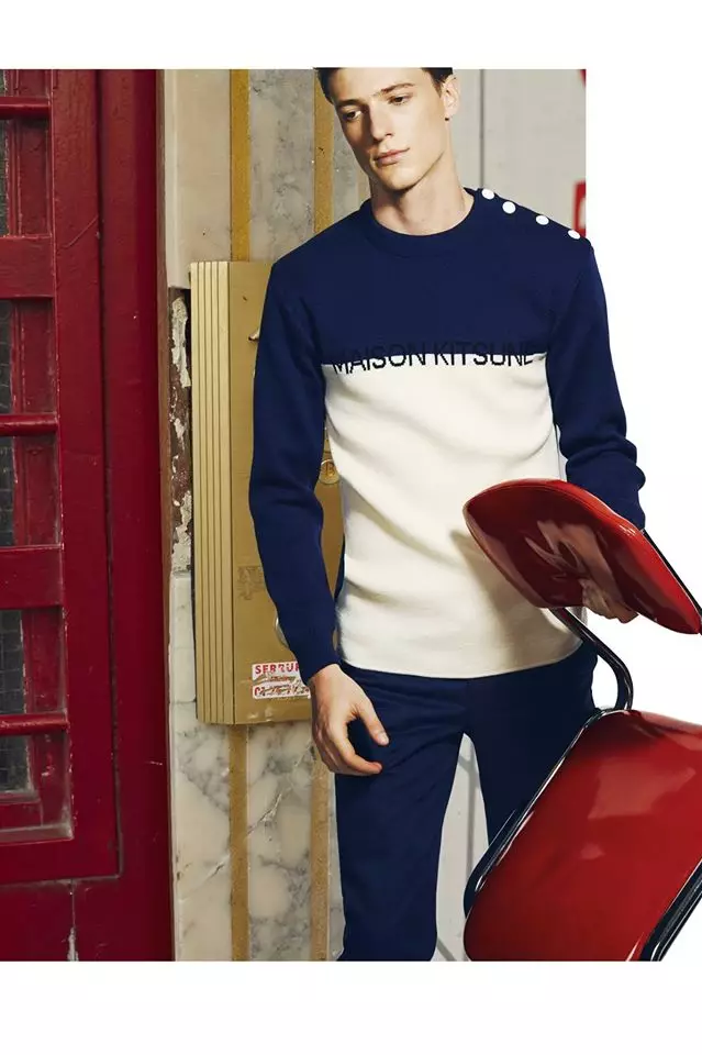 #උත්සාහයකින් තොර ප්‍රංශ - Maison Kitsuné Spring/Summer 2015 - MEN