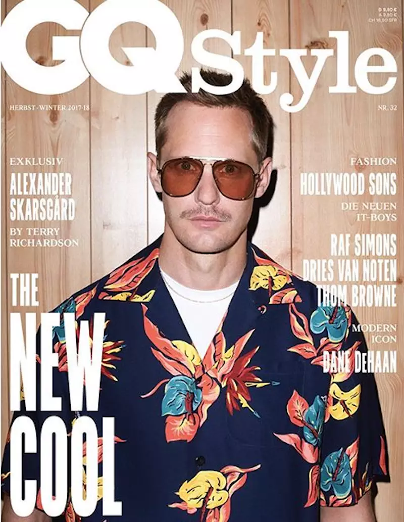 Alexander Skarsgård ໂດຍ Terry Richardson ສໍາລັບ GQ Style Germany AW1716