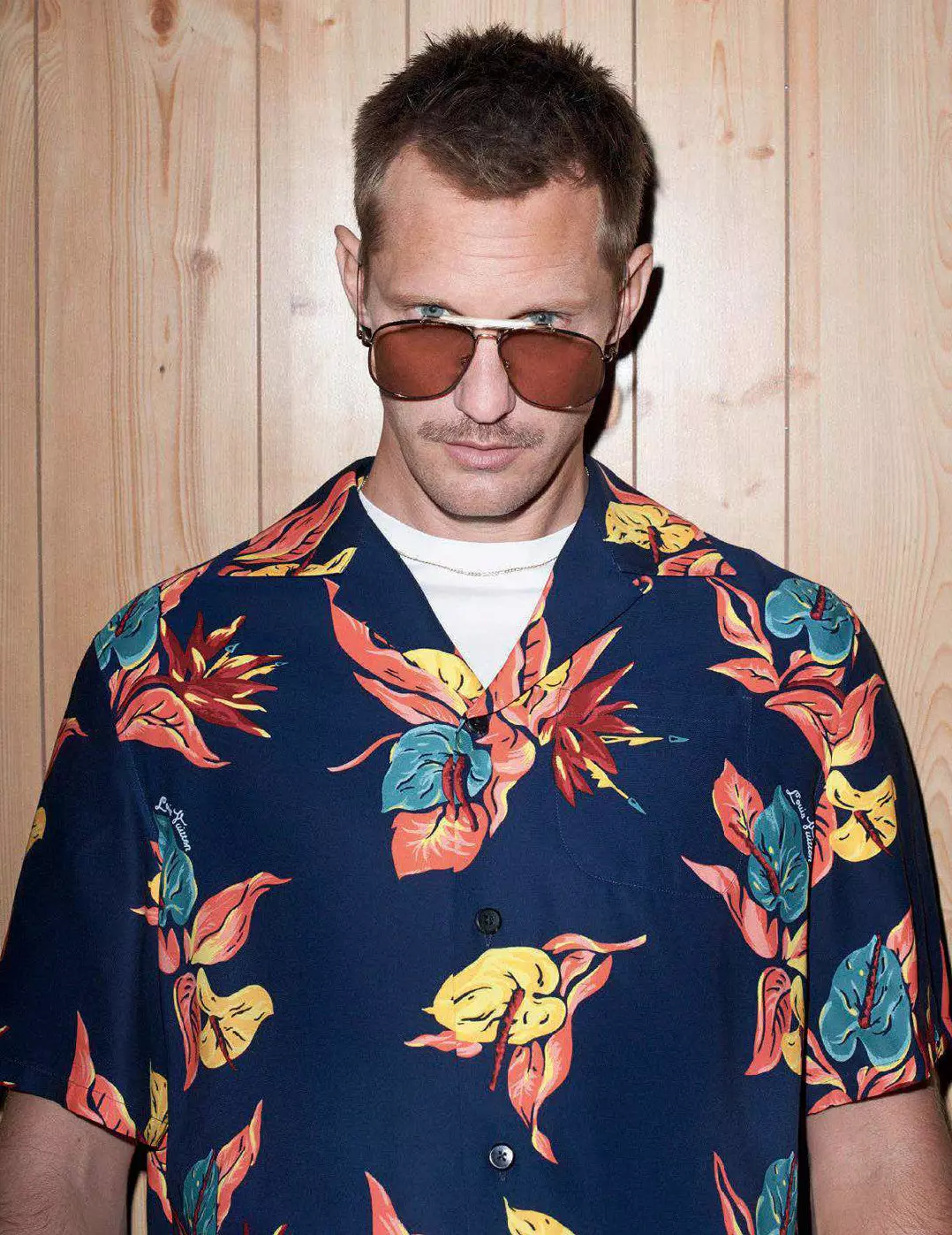 Alexander Skarsgård nke Terry Richardson maka GQ Style Germany AW172