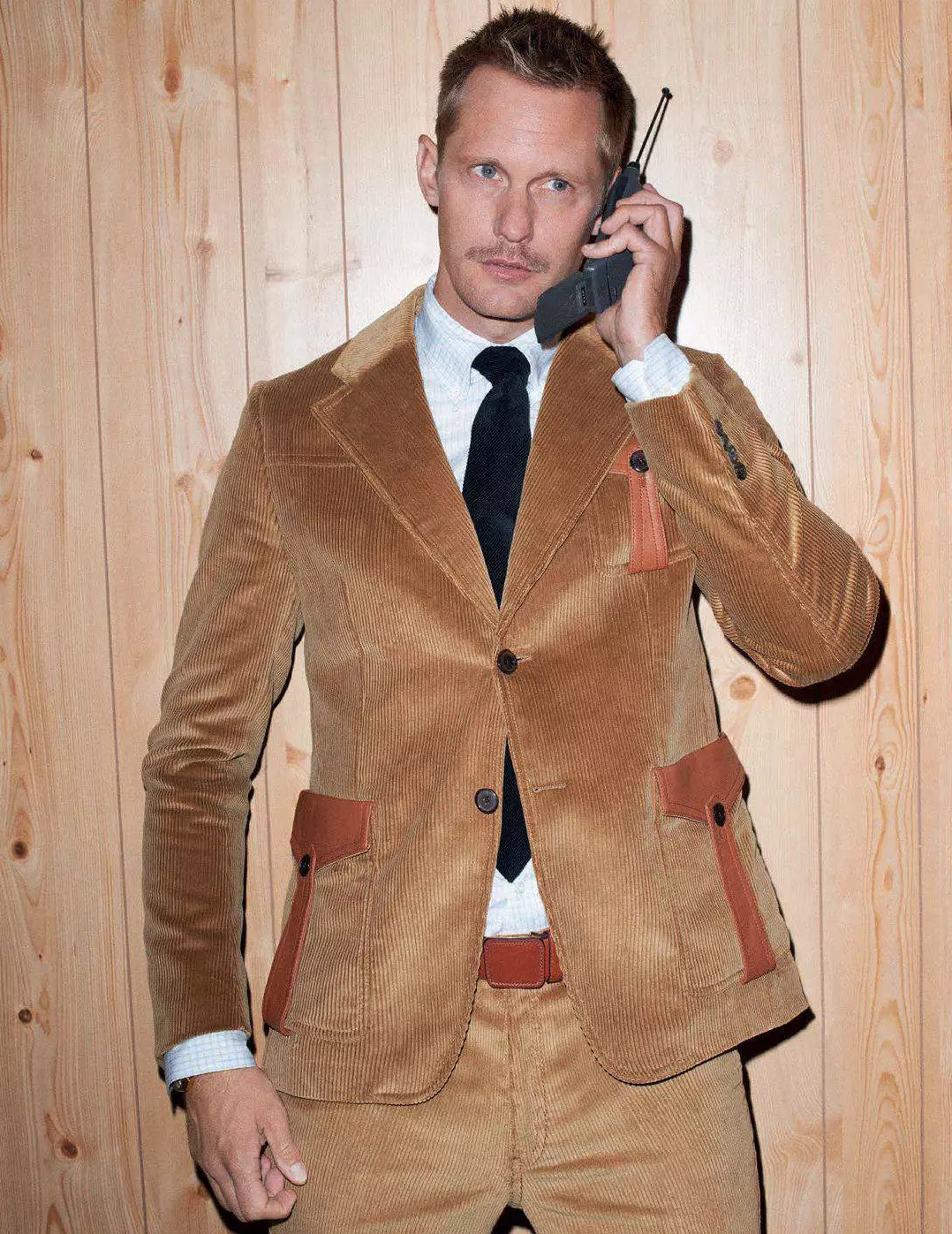 Terry Richardson 为 GQ Style Germany AW177 设计的 Alexander Skarsgård