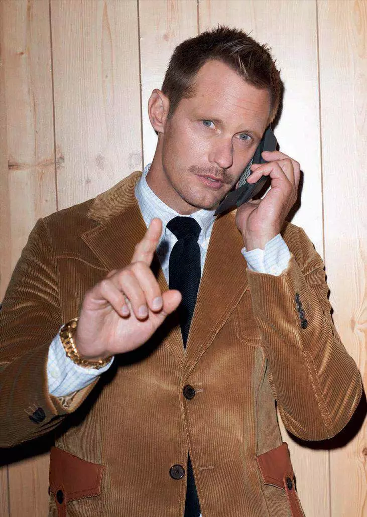 Alexander Skarsgård ដោយ Terry Richardson សម្រាប់ GQ Style Germany AW178