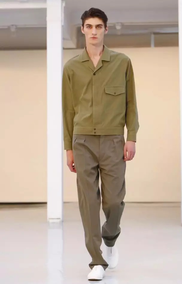 Lemaire Menswear Earrach Samhraidh 2016 PARIS018