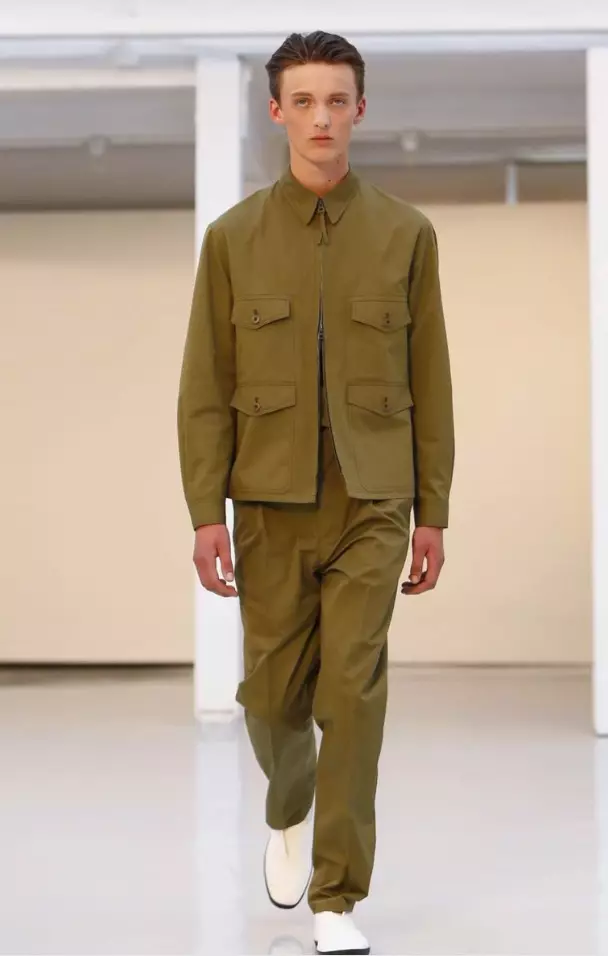 Lemaire Menswear Caij Nplooj Ntoos Hlav 2016 PARIS016