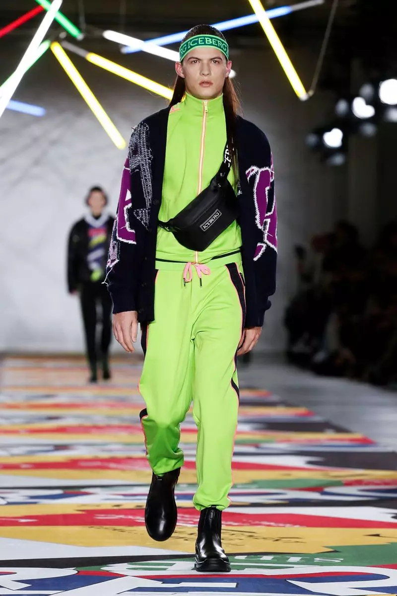 Iceberg Womenswear Menswear Kugwa Zima 2019 London13