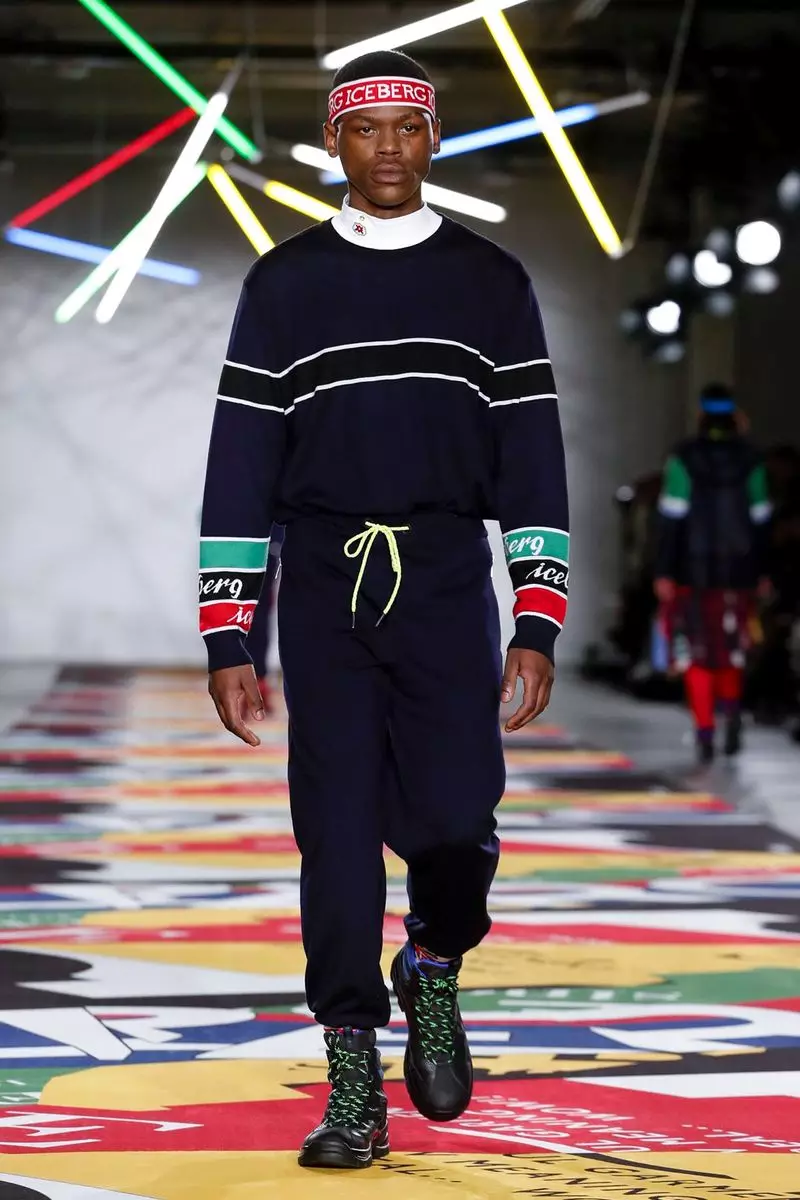 Iceberg Womenswear Menswear Kugwa Zima 2019 London30