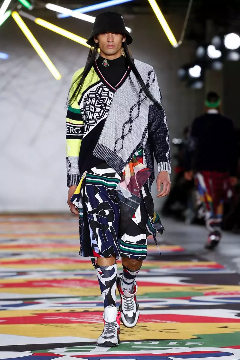 Iceberg Womenswear Menswear Kugwa Zima 2019 London45