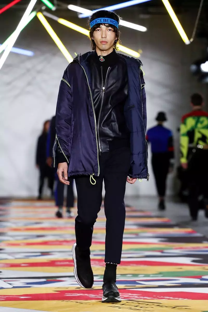 Iceberg Womenswear Menswear Kugwa Zima 2019 London8