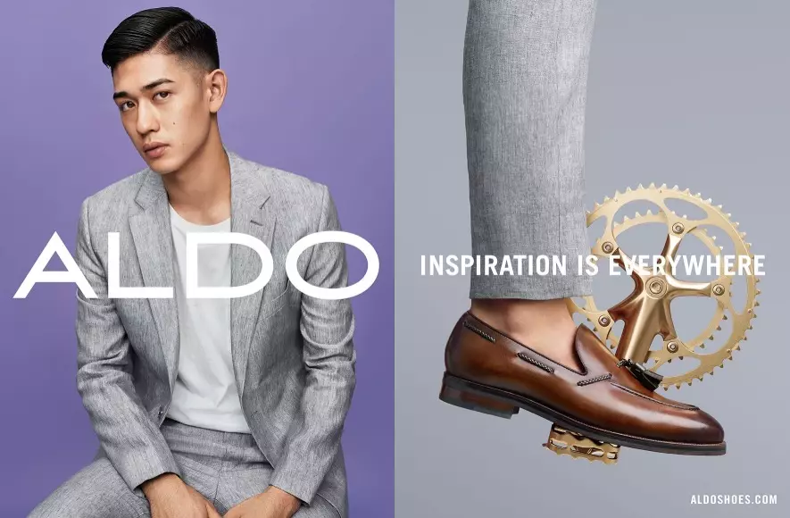 ALDO ئايىغى 2016-يىلى ئەتىياز / يازدا «ئىلھام ھەممە يەردە» ناملىق يېڭى رەڭلىك ئېلان تەشۋىقاتىنى ئاشكارىلىدى ، ماتتېئو مونتانارى ، دارسىي بېكلار مودا تەھرىرى / ئۇسلۇب يازغۇچىسى سۈپىتىدە سۈرەتكە تارتتى. Madeleine Kiersztan ئىجرائىيە ئىشلەپچىقارغۇچى ، ساندرا ۋىنتېر رېژىسسور بولغان.