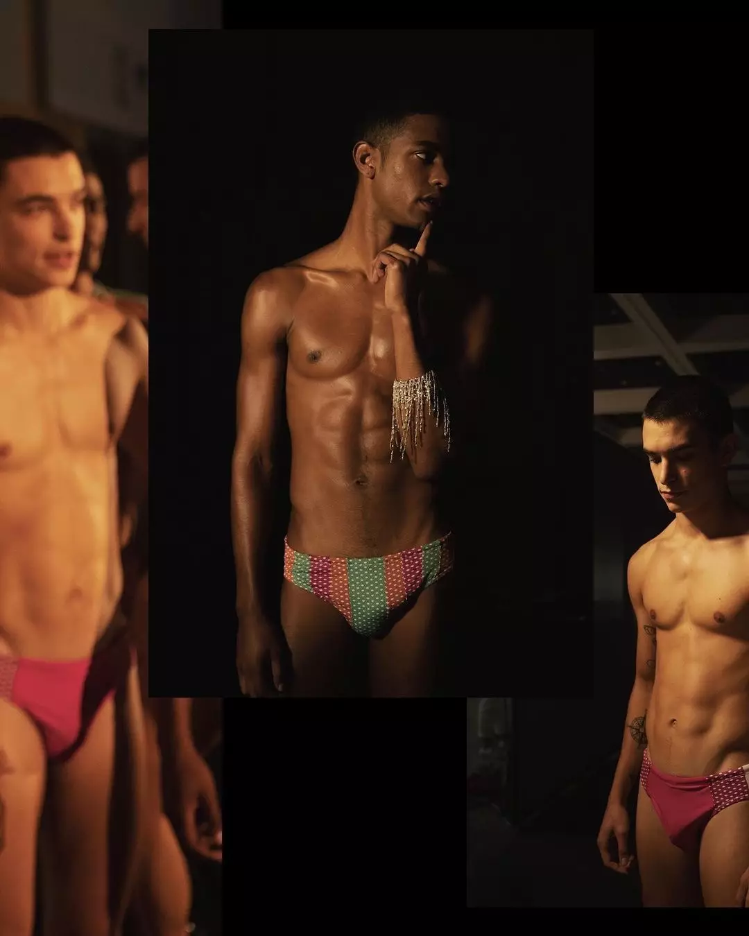 Simone Bricchi i Toni Engonga, Gerard Estadella – Backstage na Gran Canaria Swim Week (S/S 2021)