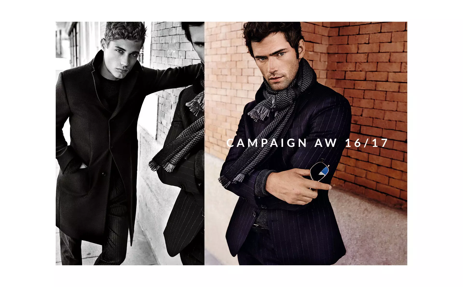 Massimo Dutti ha unito le forze per la nuova pubblicità con la crème dela crème Top model Sean O'Pry e Steven Chevrin, con le modelle Ine Neefs Army e Julia Hafstrom, fotografate dal Maestro Mario Testino, con lo styling di Beat Bolliger e i capelli di Christiaan.