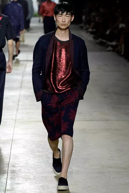 Dries Van Noten ฤดูใบไม้ผลิ 2016 Menswear402