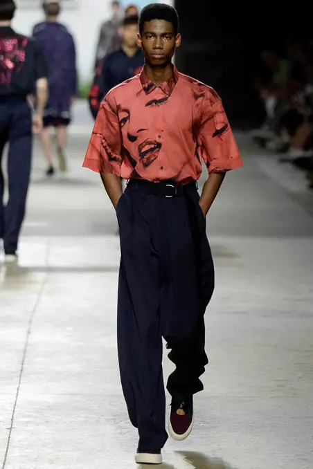 Dries Van Noten 2016 წლის გაზაფხულის მამაკაცის ტანსაცმელი403