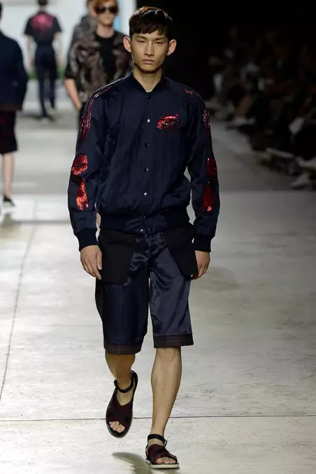 Dries Van Noten 2016 көктемі ерлер киімі404