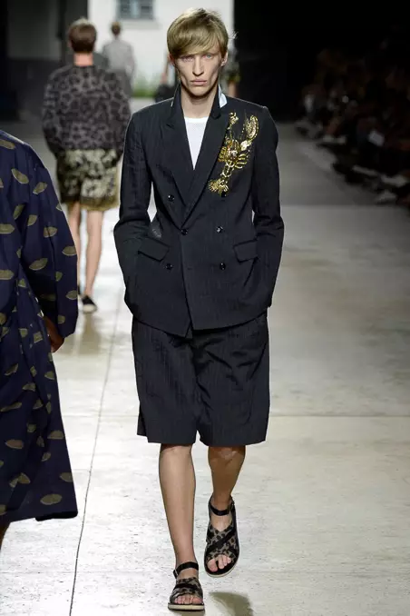 Dries Van Noten 2016 көктемі ерлер киімі419