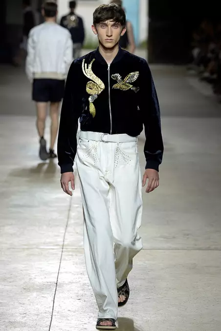 Dries Van Noten 2016 წლის გაზაფხულის მამაკაცის ტანსაცმელი429