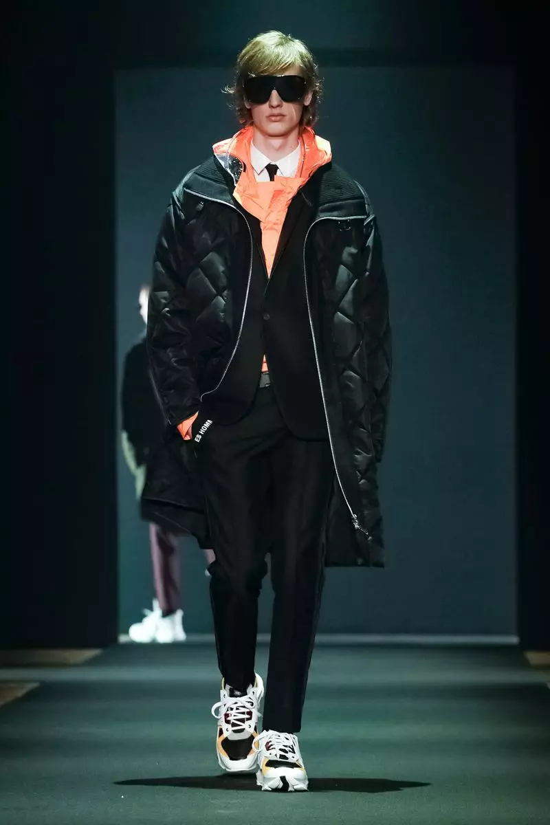 Les Hommes Menswear Caij Nplooj Ntoos Hlav 2019 Milan16