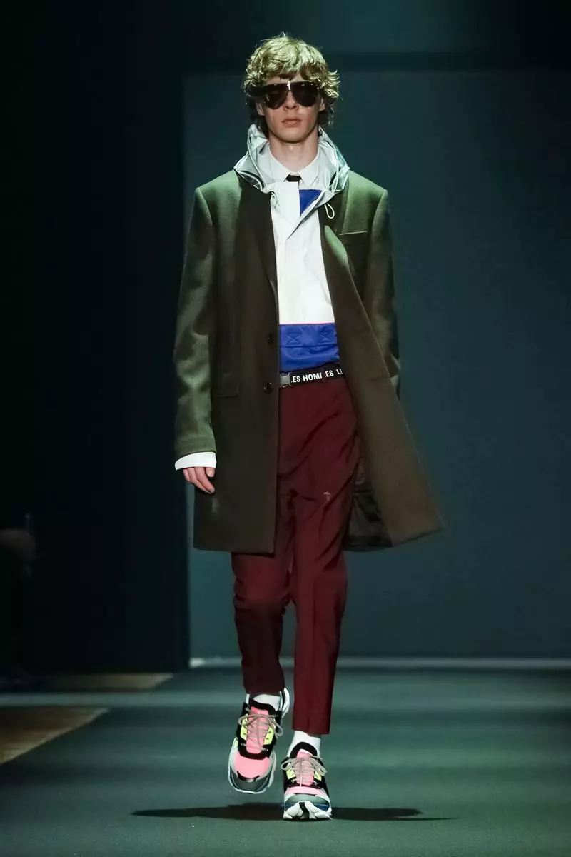 Les Hommes Menswear Caij Nplooj Ntoos Hlav 2019 Milan4