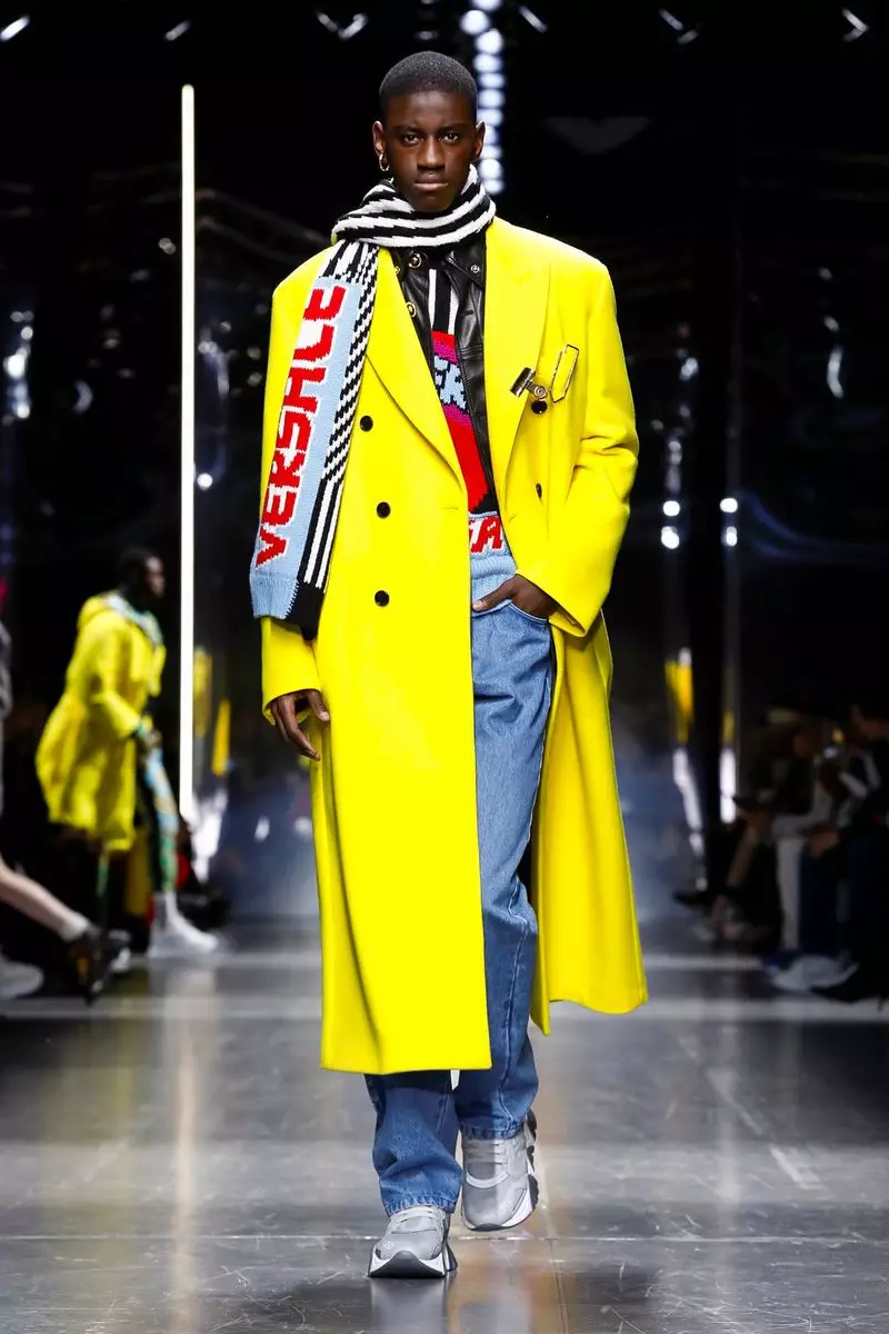 Versace Menswear ລະດູໜາວ 2019 Milan10