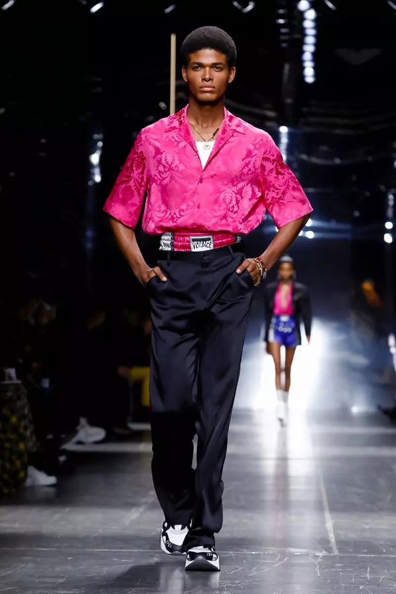 Versace Herrenmode Herbst Winter 2019 Mailand25